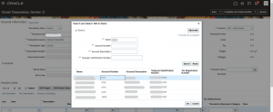 Creation of Manual Transaction and Billing adjustments