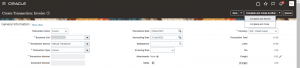 Creation of Manual Transaction and Billing adjustments