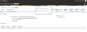 Creation of Manual Transaction and Billing adjustments