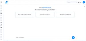 Kovaion engage Dashboard page