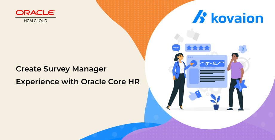 Create Survey Manager Experience with Oracle Core HR 
