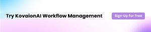 KovaionAI- Workflow Management