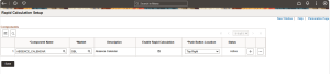 Rapid Calculation in Global Payroll - PeopleSoft HCM Image 51 - Fig 1.1 Rapid Calculation Setup