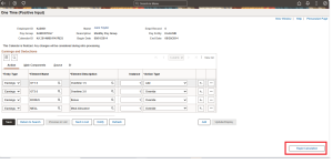 Rapid Calculation in Global Payroll - PeopleSoft HCM Image 51 - Fig 1.3 - Clicking on Rapid Calculation button