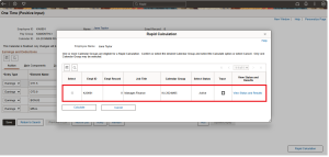 Rapid Calculation in Global Payroll - PeopleSoft HCM Image 51 - Fig 1.4 - Selecting the Calendar group for processing
