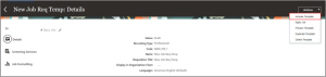 Setup and Usage of the Pipeline Requisition - Fig. 11.2 We are now Activating the Template