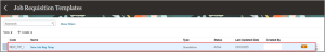 Setup and Usage of the Pipeline Requisition - Fig. 11.3 We are looking Job Requisition Template with the Pipeline CSP process