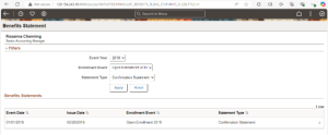 Asset Lifecycle Management Features - PeopleSoft FSCM PUM 52 - Fig 2: Enrollement Event
