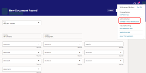 Creating a Validation for DFF Fields in Document of Record Using Visual Builder Studio - Oracle HCM Cloud - Fig 3: Open Visual Builder Studio