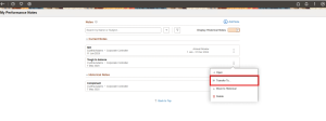 Fluid Performance Notes in PeopleSoft HCM PUM 52 - Fig 8: Notes - Move to Historical - Fig 11: Transfer notes to another supervisor