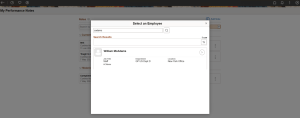 Fluid Performance Notes in PeopleSoft HCM PUM 52 - Fig 11.2: Transfer notes to another supervisor