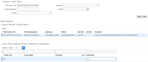 Oracle Redwood Experience: New and Improved Filters on Candidate List Pages - Fig 1: Enable the Profile option code