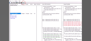 PeopleSoft Compare Report Navigation Enhanced in PeopleTools 8.62 - Fig 4: Index of the current object