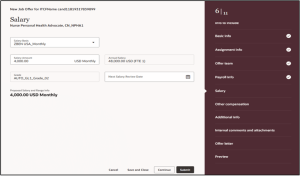 Oracle Redwood Experience: How to Create Job Offers in Oracle Recruiting Cloud 