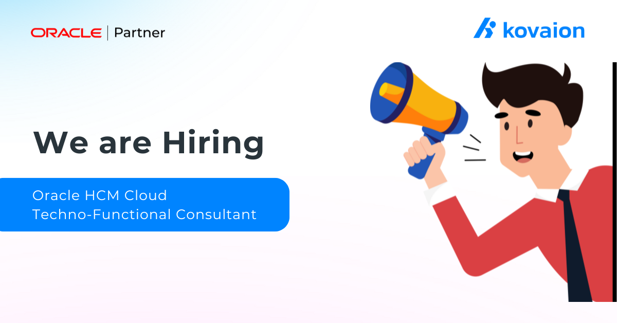 Oracle HCM Cloud Techno-Functional Consultant 