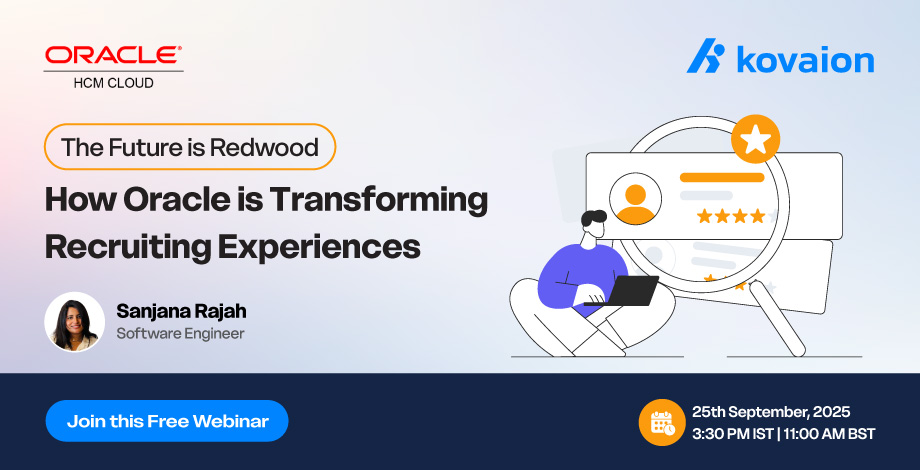 Webinar: The Future is Redwood – Transforming Recruiting with Oracle